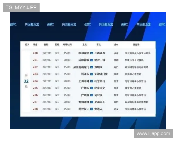 恒大足球俱乐部在中超联赛中的赛程安排